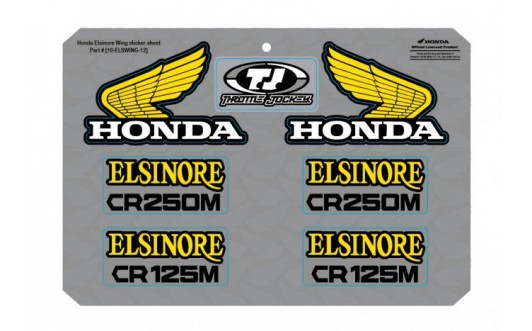 HONDA ELSINORE STICKER SHEET