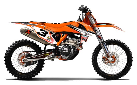 KTM MINI BIKE POWERBAND GRAPHICS