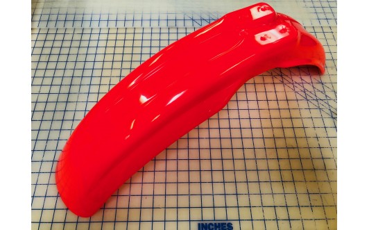 HONDA FLUO RED FRONT FENDER