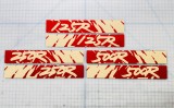 1991 OEM REPLICA SHROUD and SWING ARM DECALS.