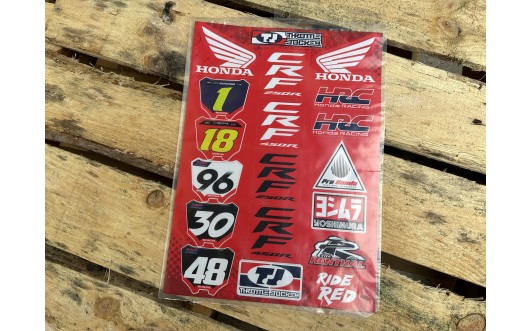 2024 Team Honda Sticker Sheet