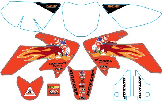 WOODY HONDA MINI GRAPHICS