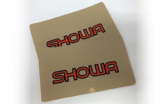 VERTICAL SHOWA LOGO FORK DECALS